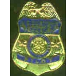 UNITED STATES DEPARTMENT OF THE TREASURY CUSTOMS PILOT BADGE PIN